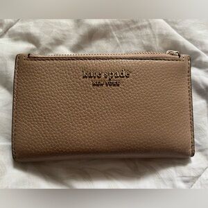 Kate spade ♠️ tan leather wallet